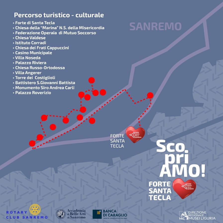 Sanremo: ScopriAmo Santa Tecla, mercoledì 3 maggio il primo incontro