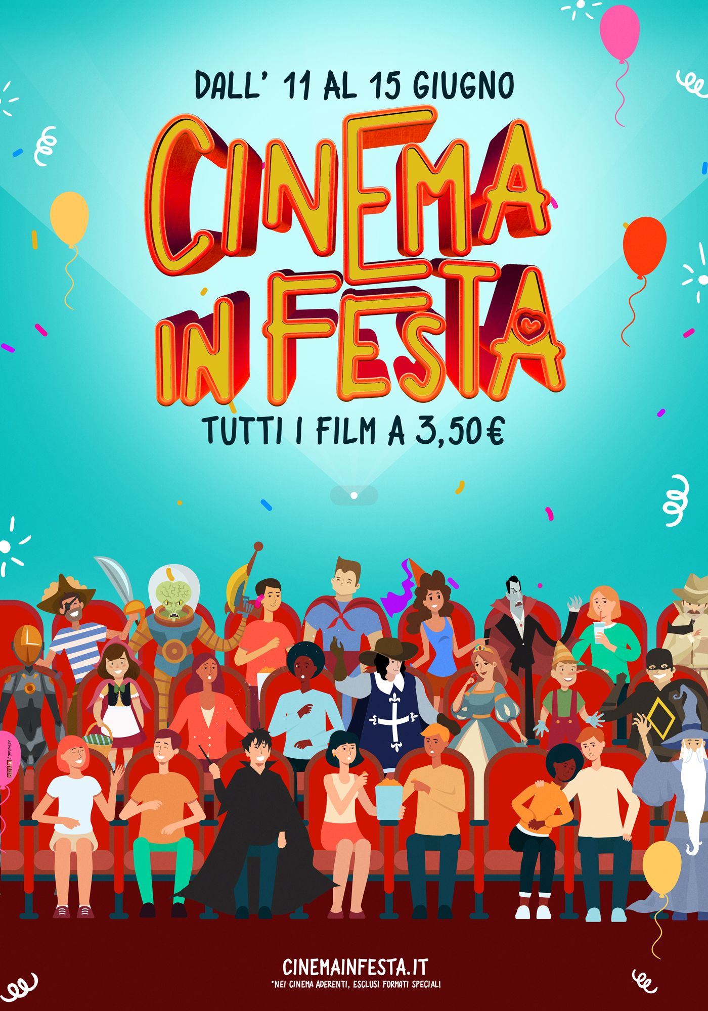Sanremo: “Cinema in festa” a 3,5 euro dall’11 al 15 giugno